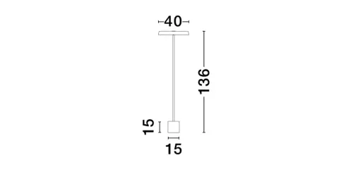 Stojanové svietidlo NOVA LUCE 9223418 LED 33W 2666lm 3000K 230V